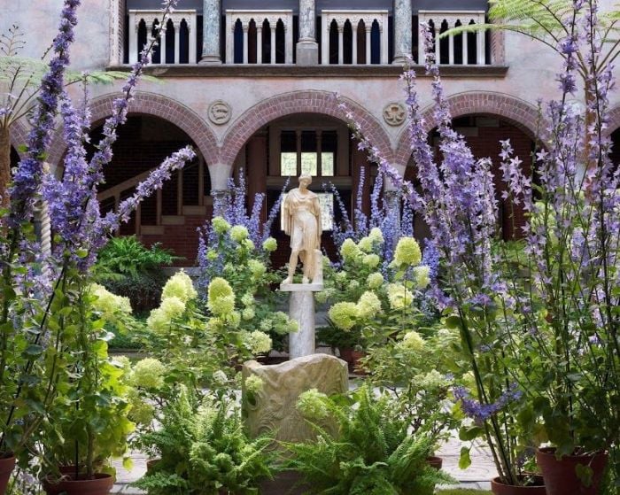 boston museums isabella stewart gardner courtyard
